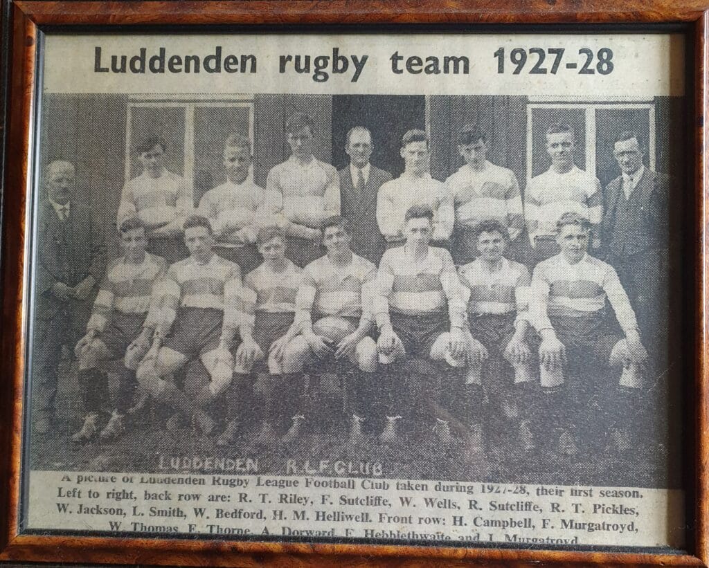 Luddenden team photo 1927-28