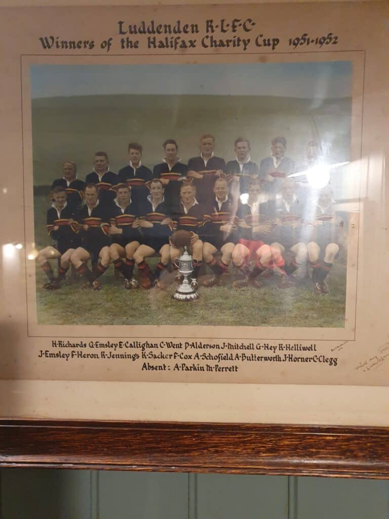 Luddenden team pic 1951-2 Cup winners