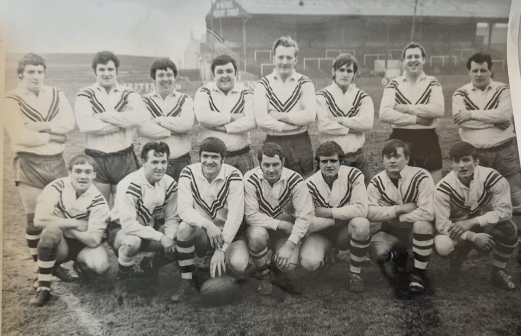 Illingworth team photo at Thrum Hall 1970s