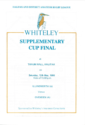 Front cover of Whiteley Supplementary Cup Final