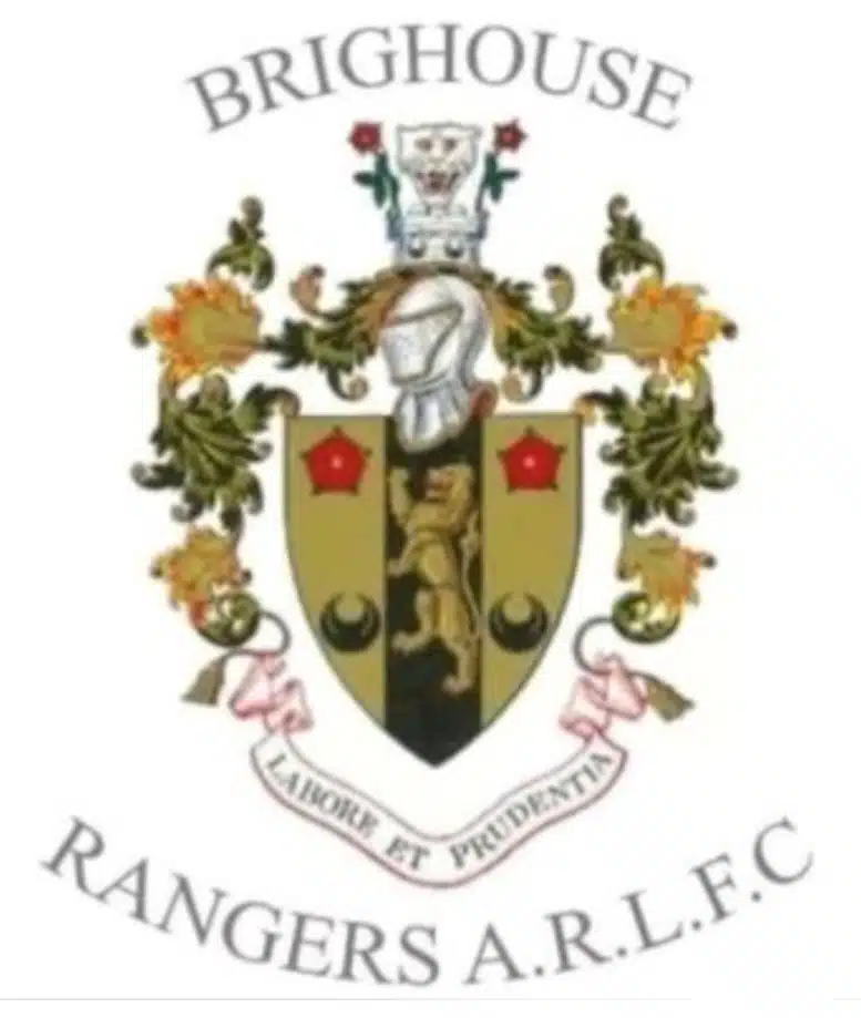 ornate club crest with a lion in the middle