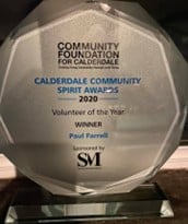 colour photo of the calderdale community spirit awards 2020 award
