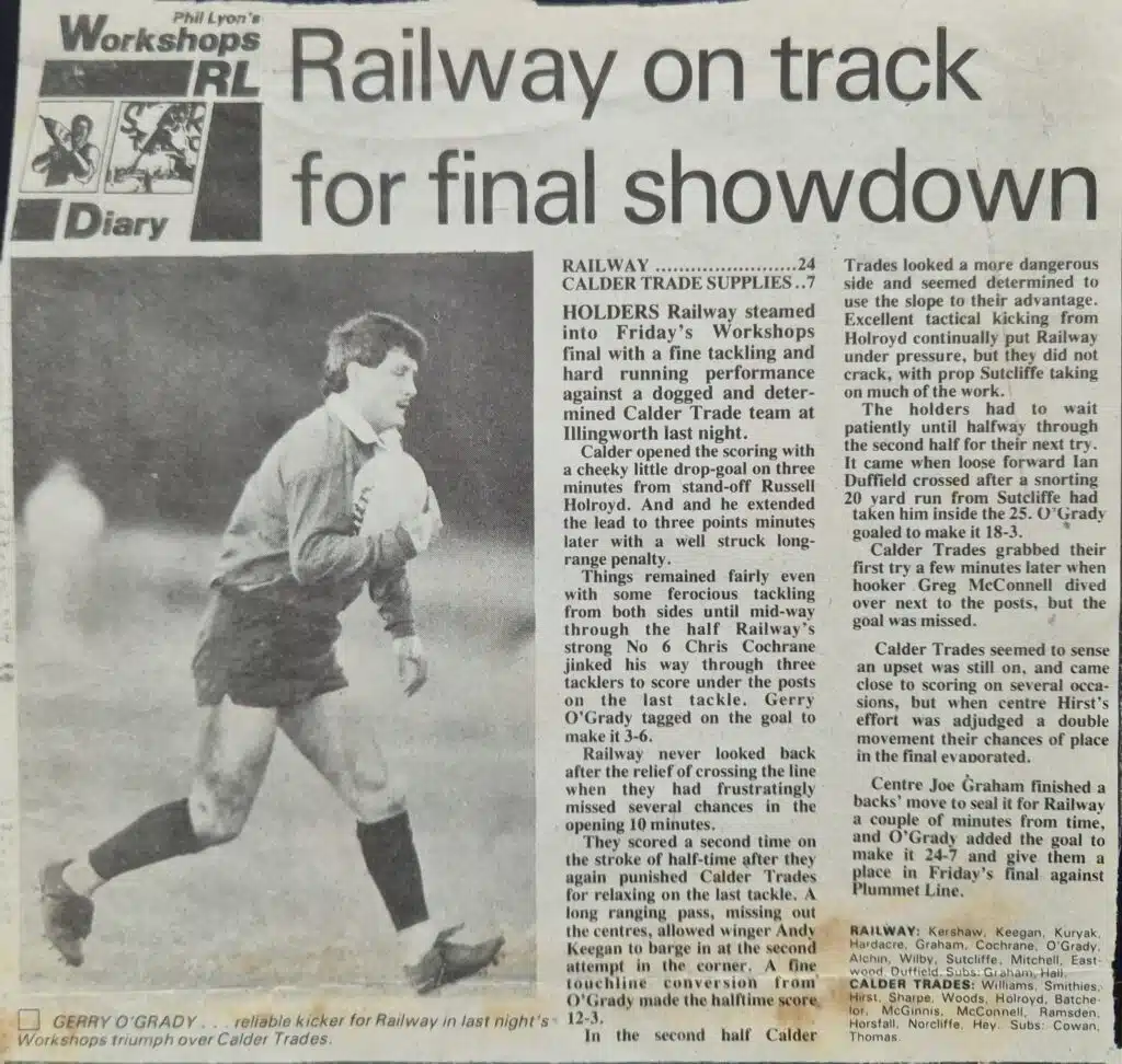 1898 Workshops Railway courier report