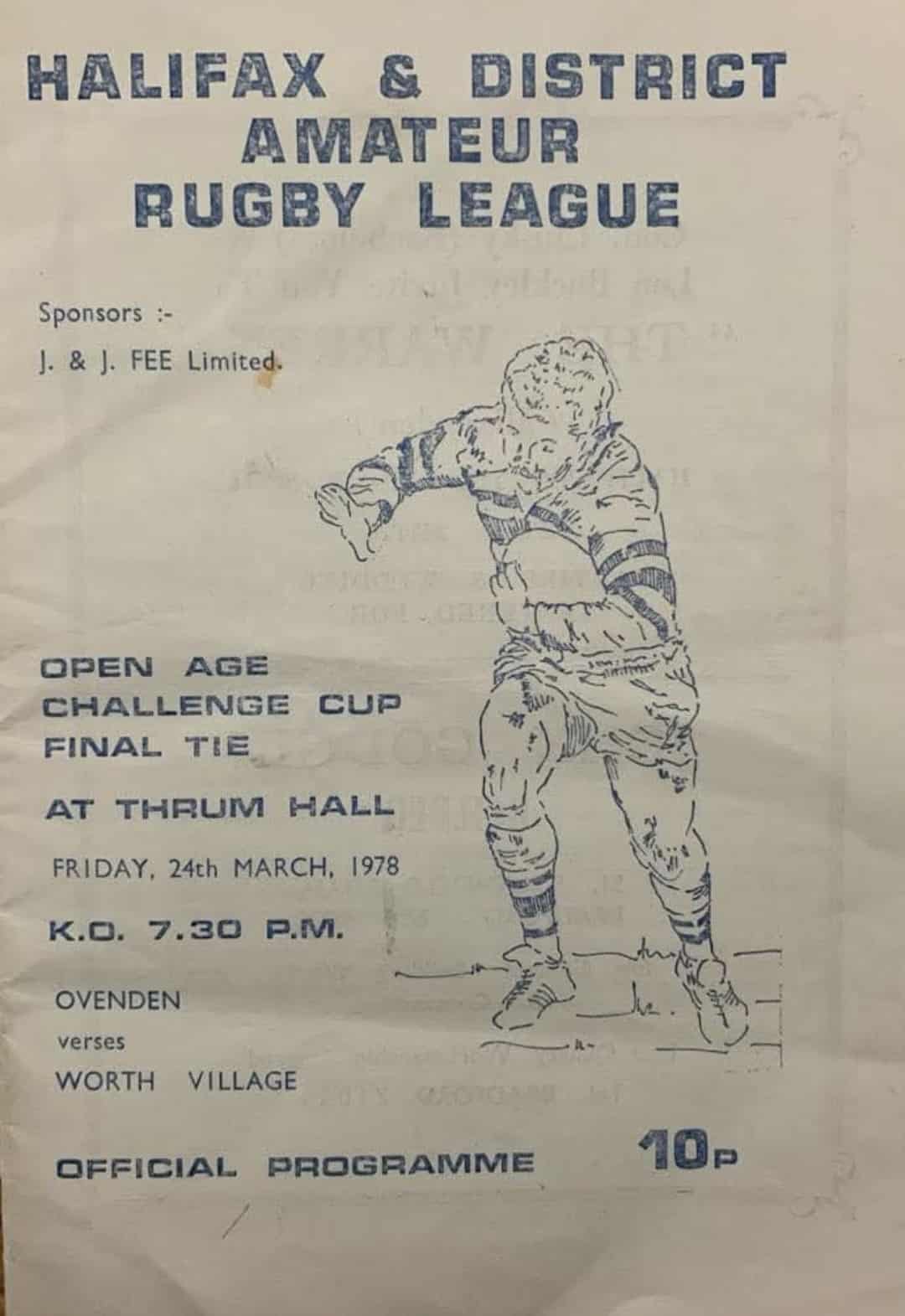 1978 Halifax Cup Final programmeOvenden Worth Village