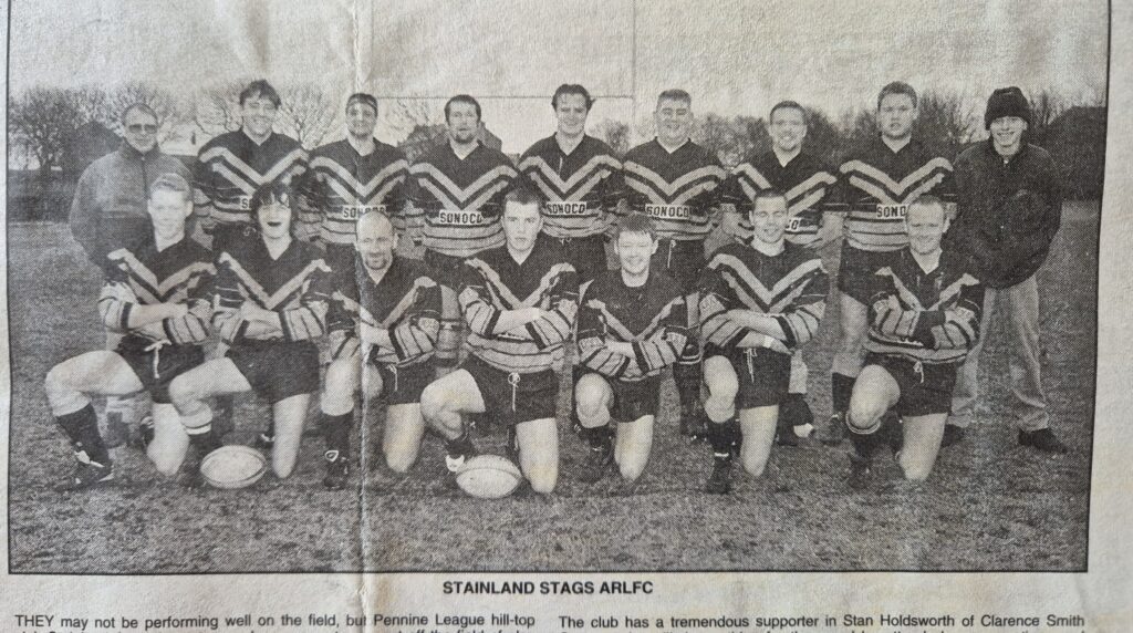 1986 Stainland Stags team photo