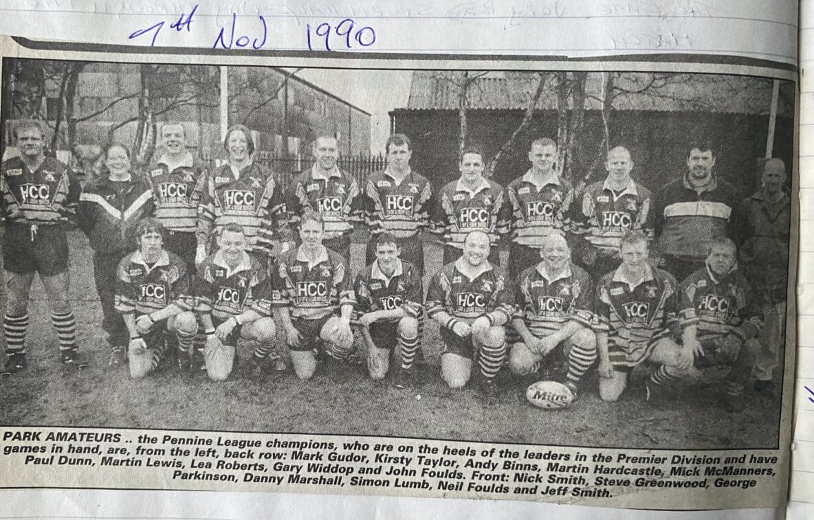 1990 Park Amateurs team photo