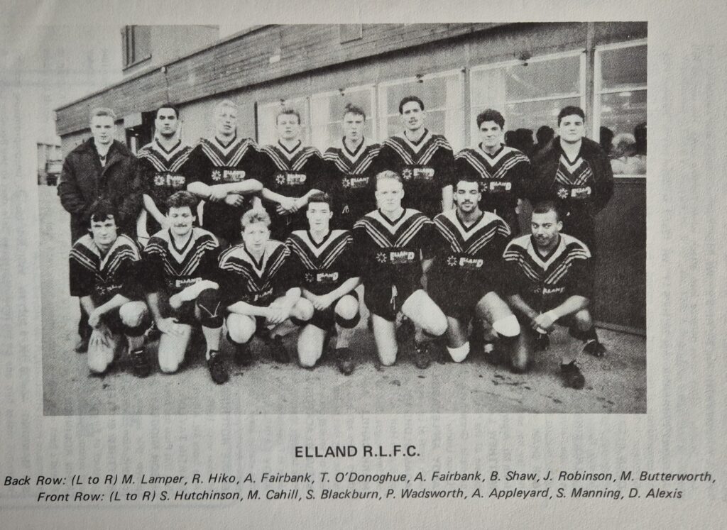1991 Elland team photo