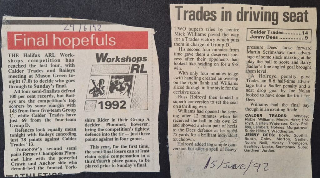 1992 Workshops Courier reports