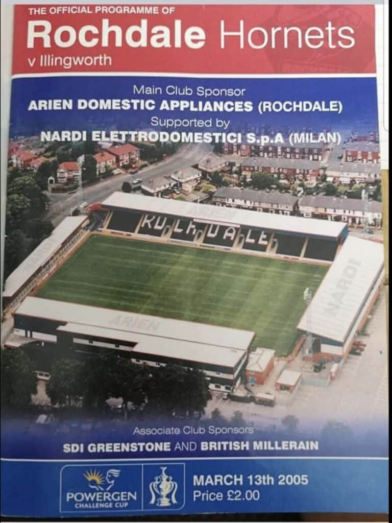2005 Illingworth v Rochdale Hornets programme