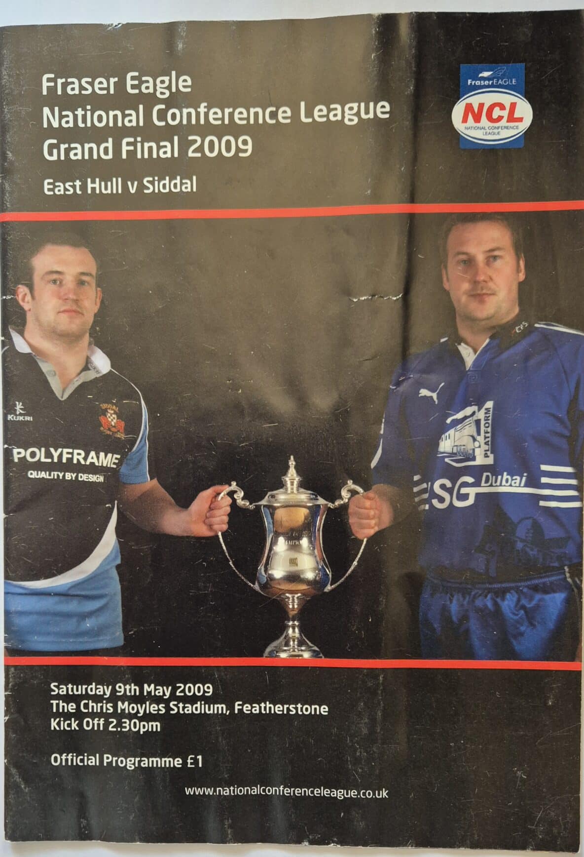 2009 NCL GRand Final programme Siddal