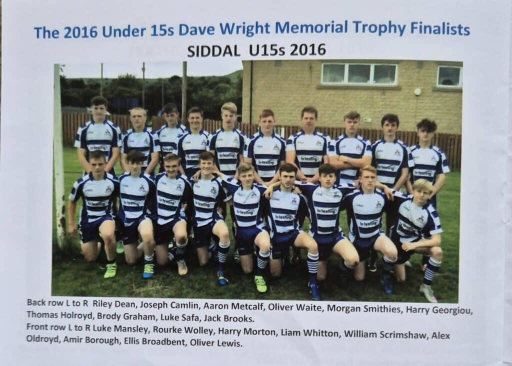 2026 Siddal U 16