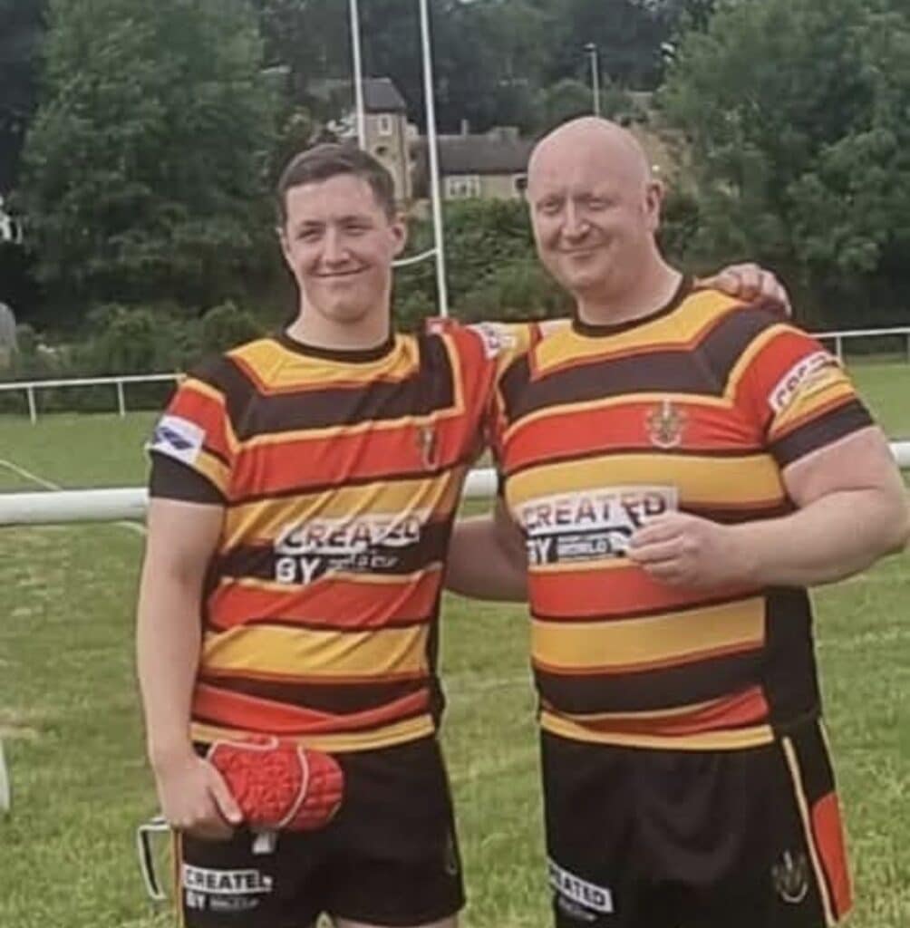 Brighouse Rangers Josh Beck and Son