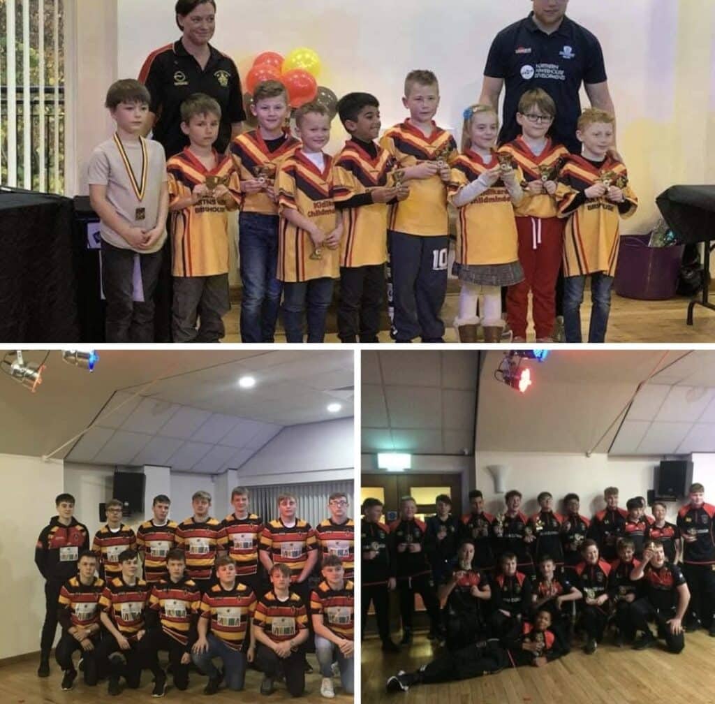 Brighouse Rangers Junior Presentation night U7, U13 U14 2018