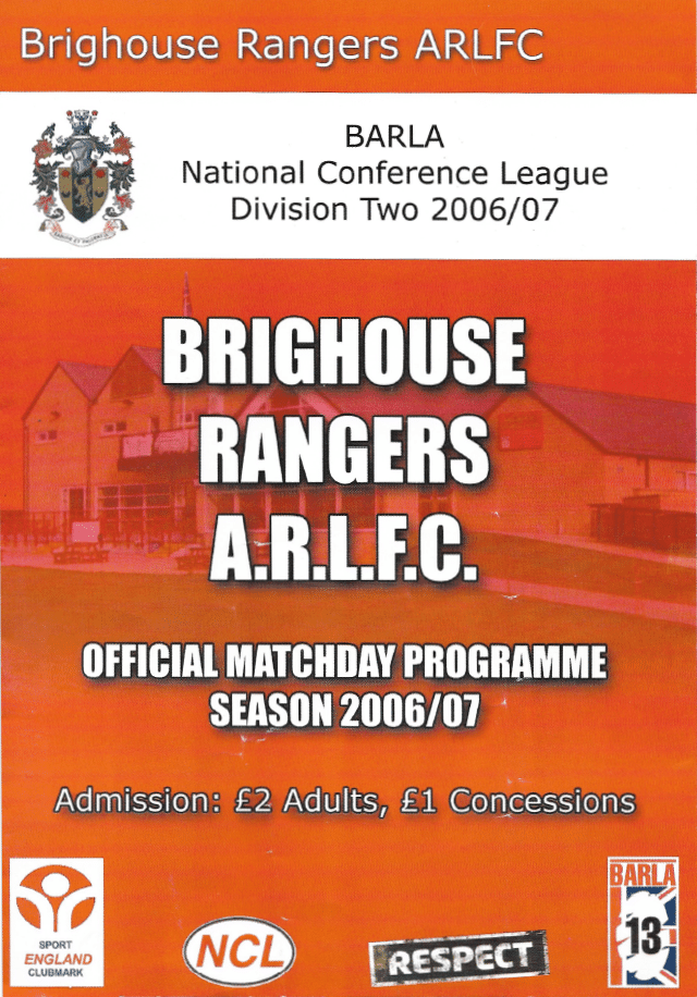 Brighouse first NCL programme