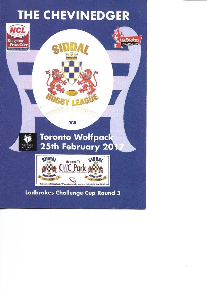 CC 2017 Siddal  Toronto prog and teams