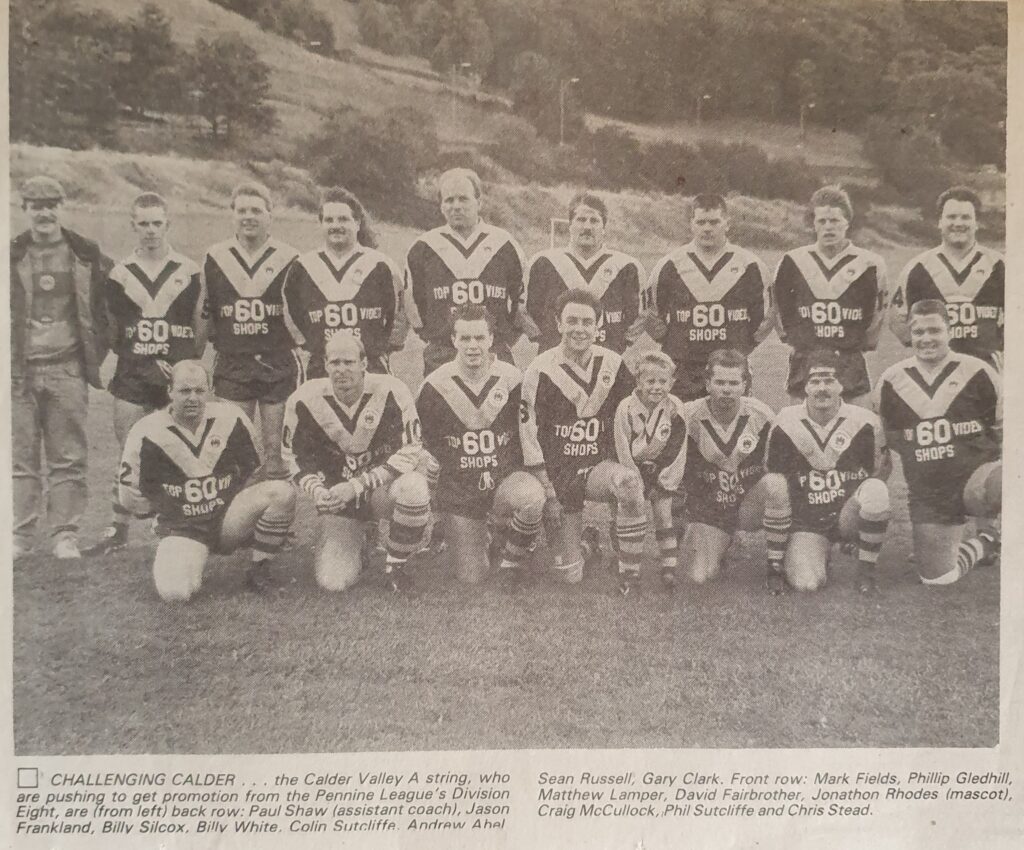 Calder Valley A team pic Courier