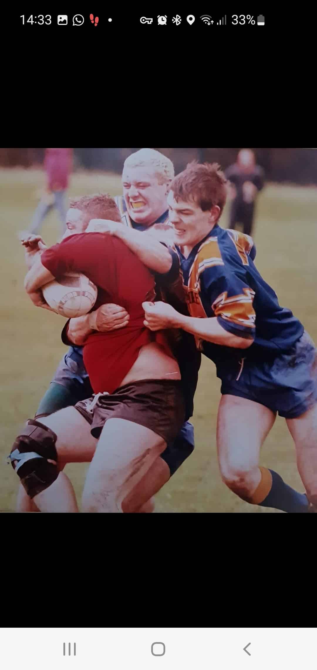 Calder Valley Lee Potter and  Paddy Dolan action shot