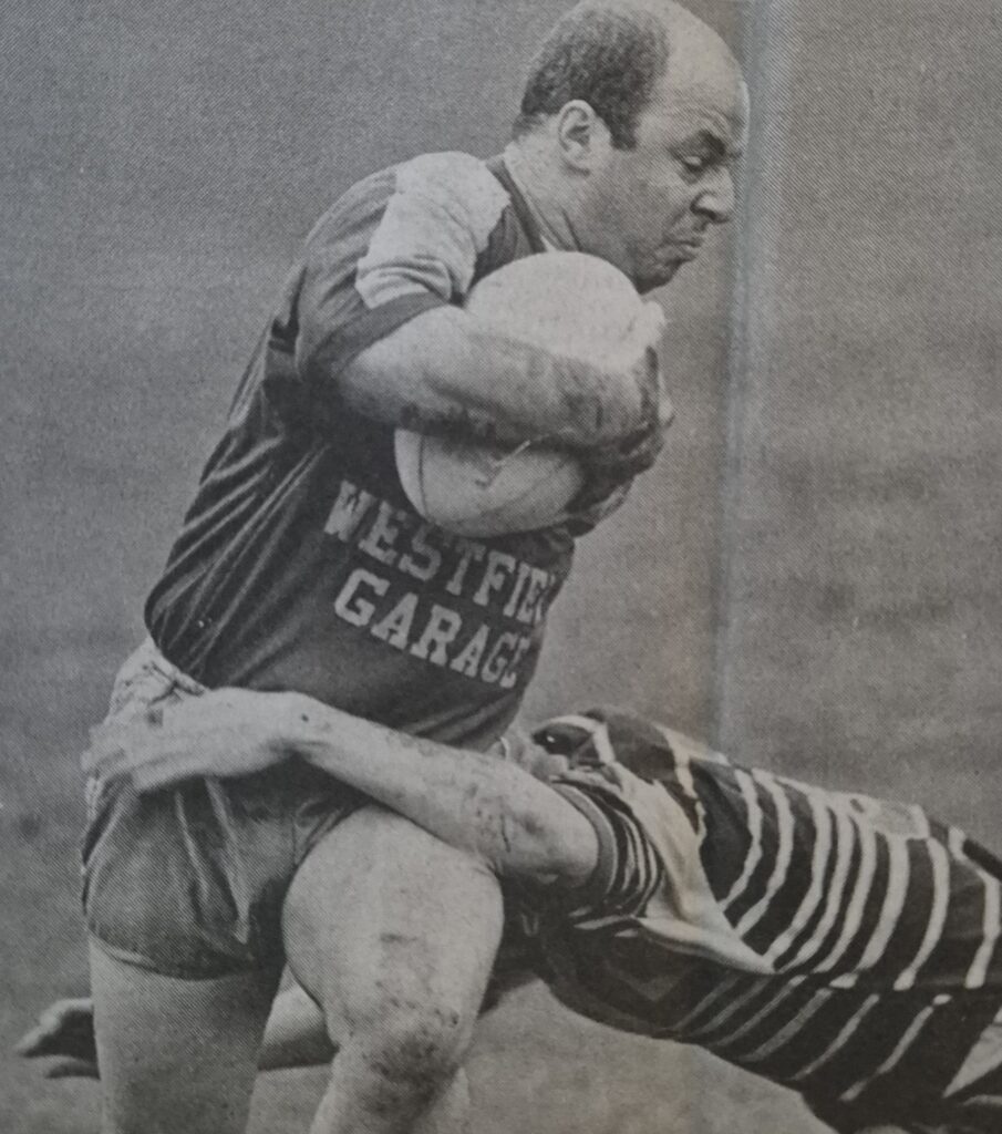 Calder Valley Mark Fields in action courier photo