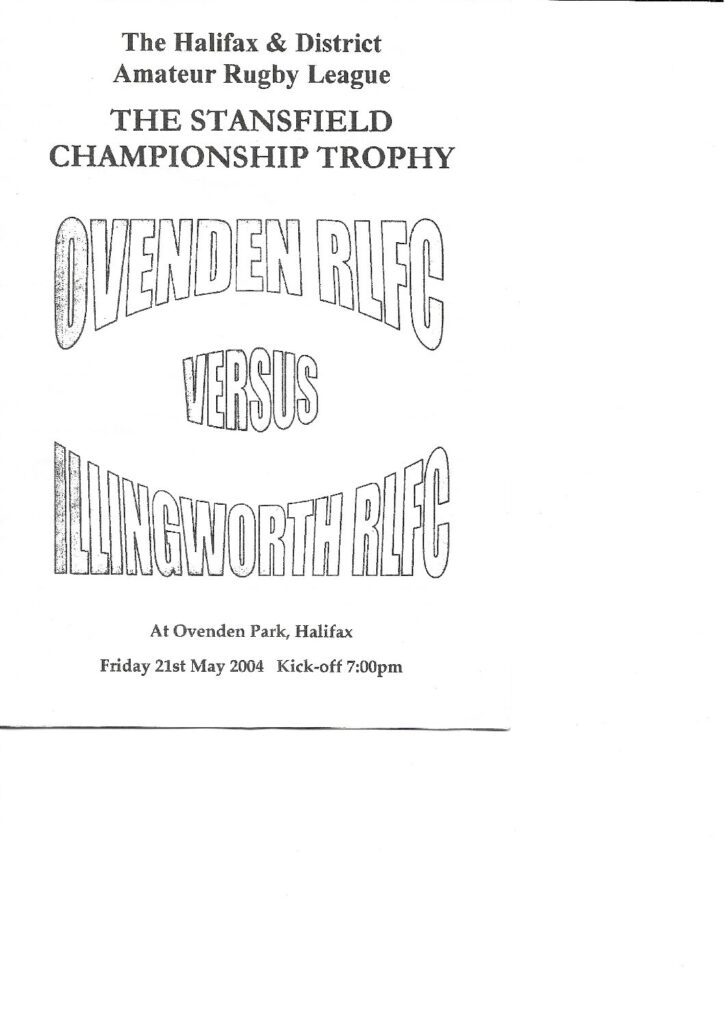Chap 2004 Final Ovenden v Illingworth incl h history