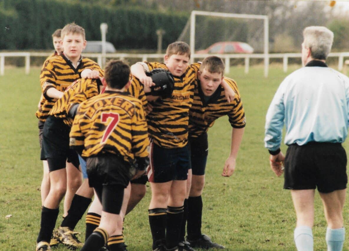 Elland Boxers scrum shot