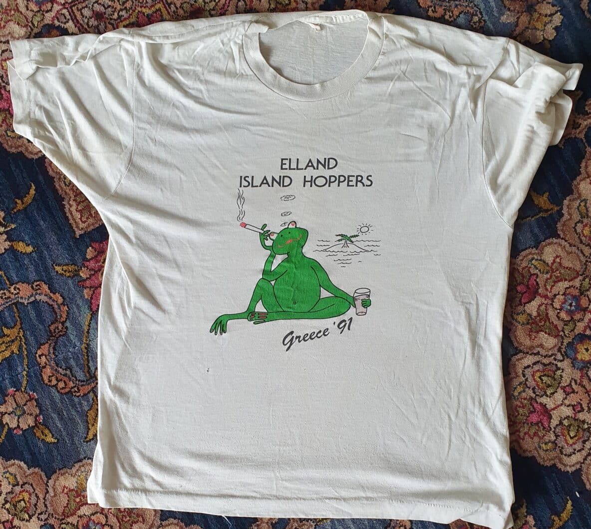 Elland Lads 1991 Tour Tee front