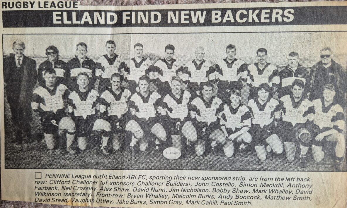 Elland Team photo in new sponsor kiy