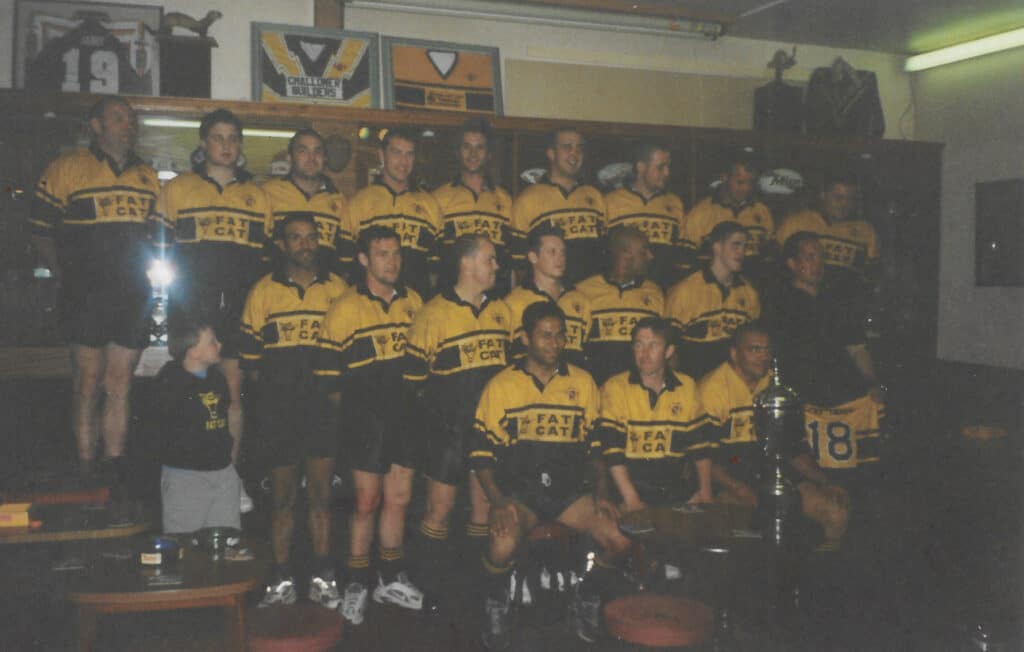 Elland team pic inside Fat Cat kit no names no year