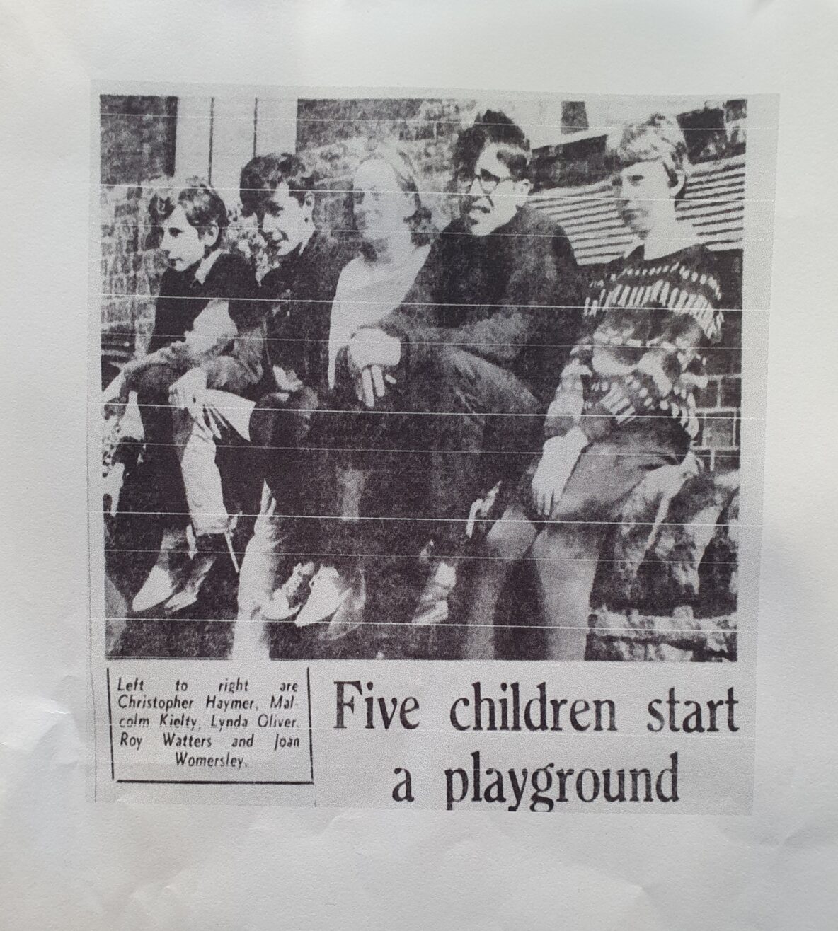 Five Children Start a Playground