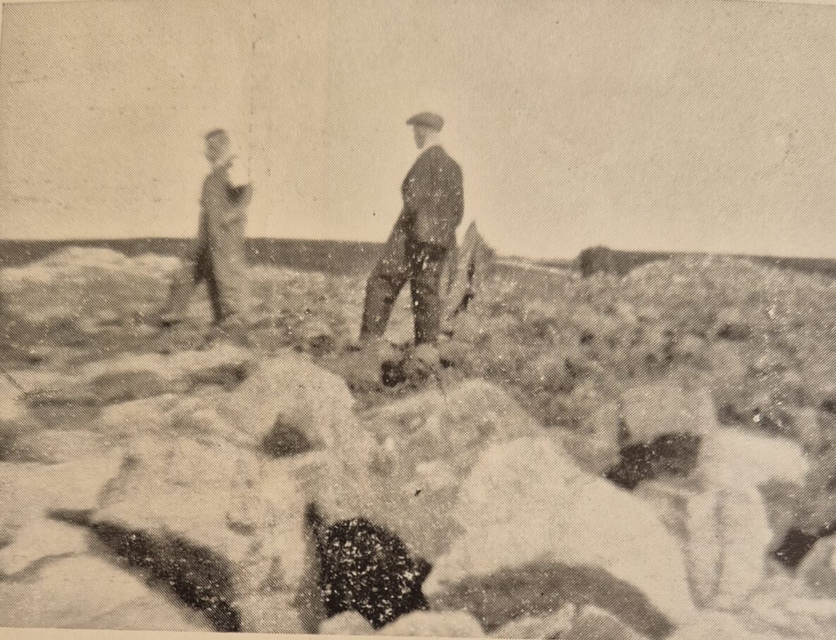 Greetland All Rounders 1952 rocks  looking form Rochdale Road towards Norland