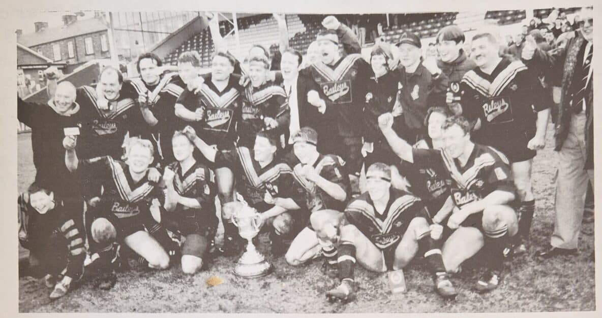 Greetland All Rounders team photo Halifax Championship winners 1993