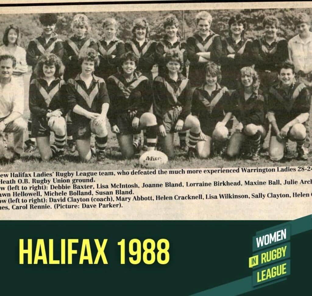 Halifax Ladies Team Pic 1988