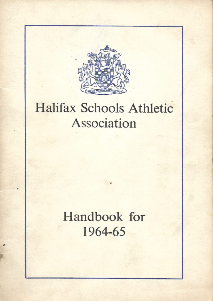 Halifax School RL Handbook 1964-65