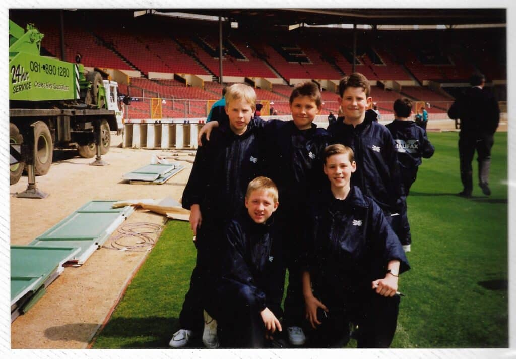 Halifax U11 lads at Wembley