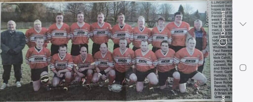 Illingworth team photo 1980s
