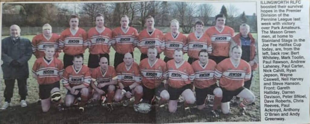 Illingworth team photo 1993-94
