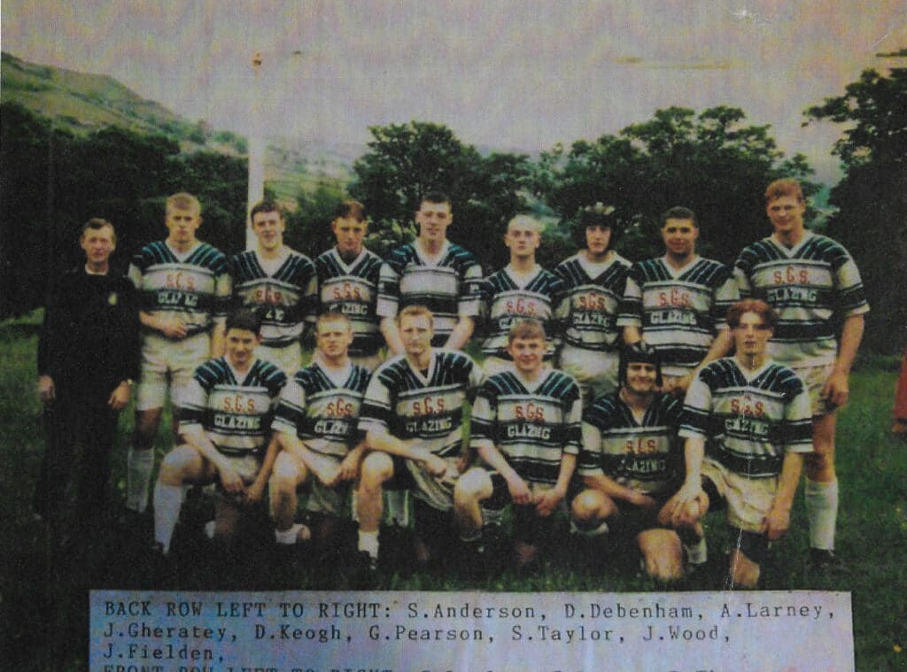 Illingworth team photo U17 so,me names James Fielden on it