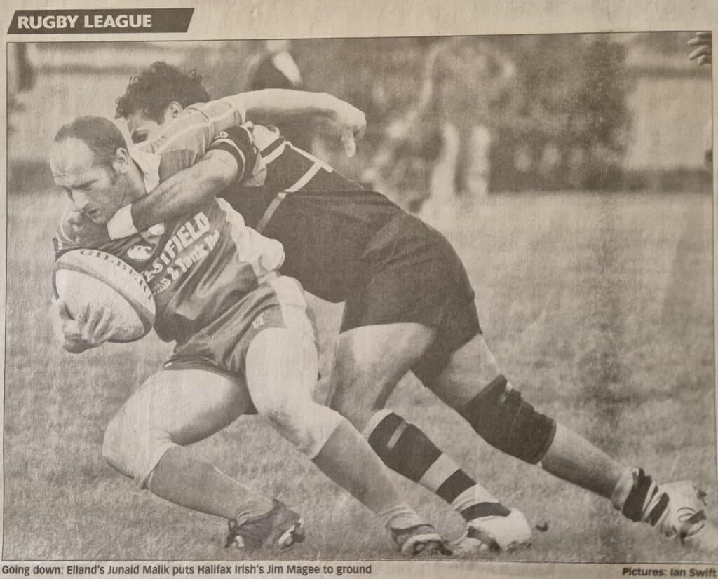 John Maguire action shot Courier