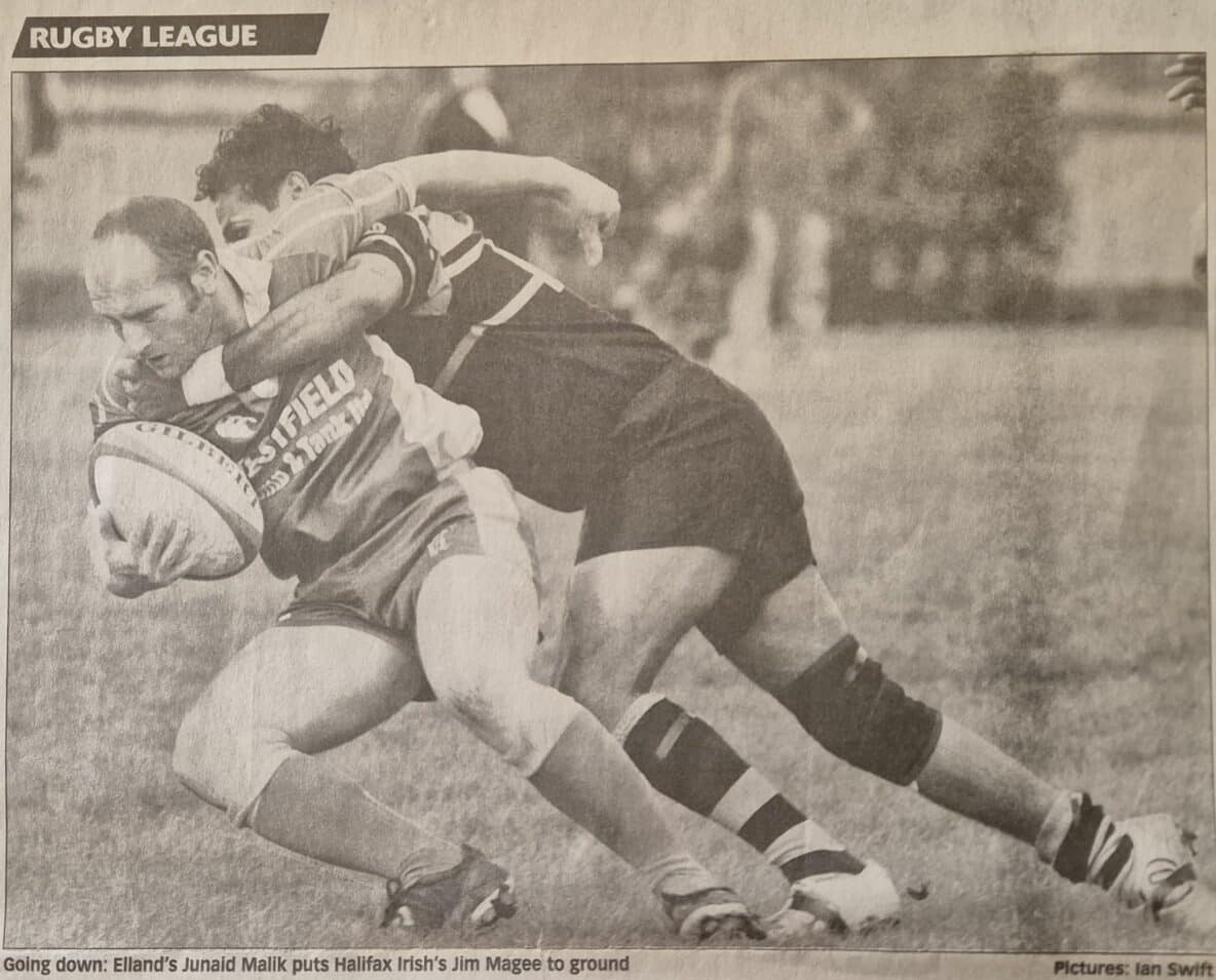 John Maguire action shot Courier