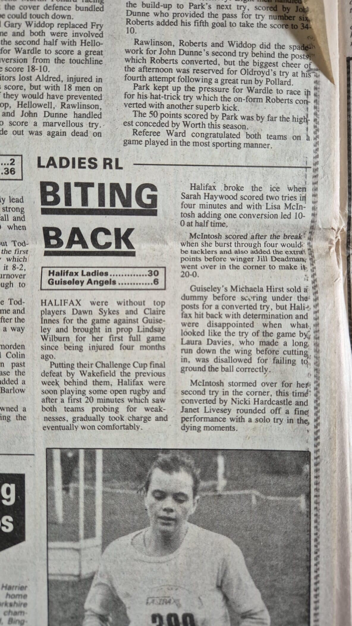 Ladies courier aricle 1988