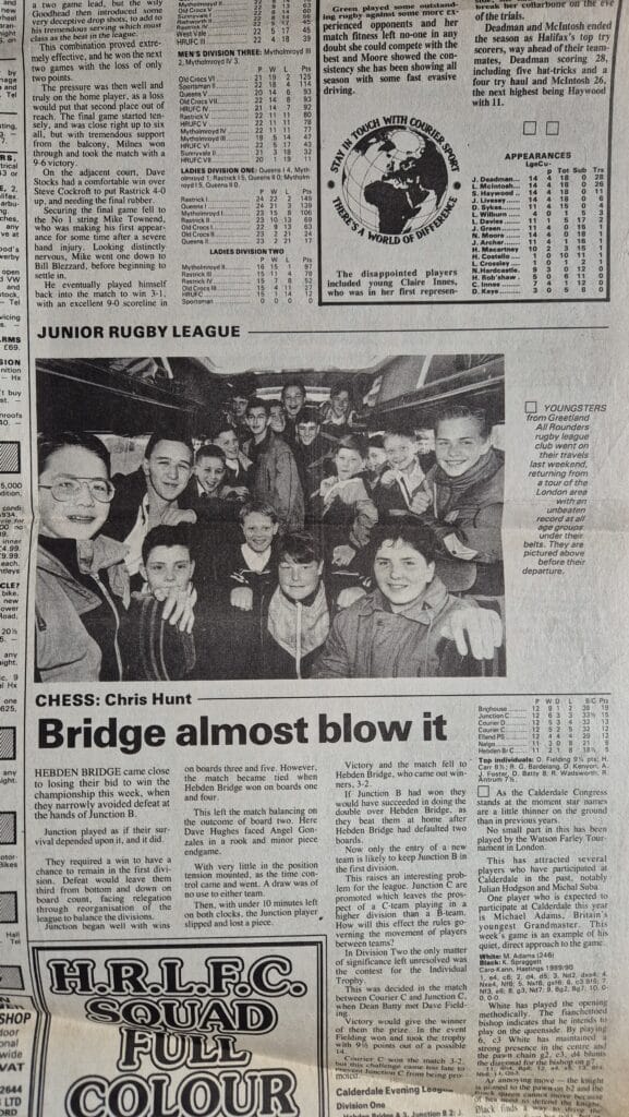 Ladies courier artilce 1991