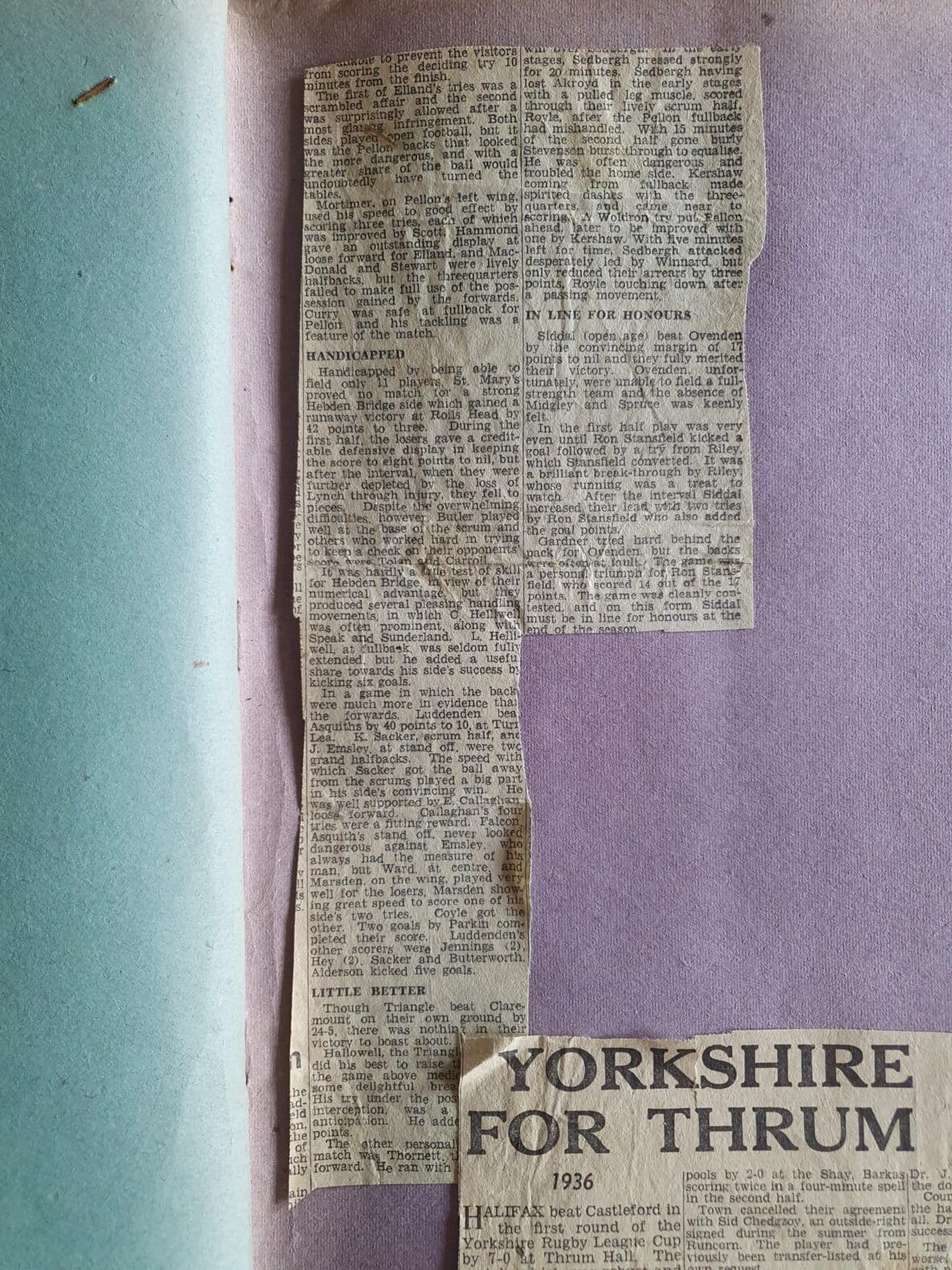 Luddenden Cox green final 6