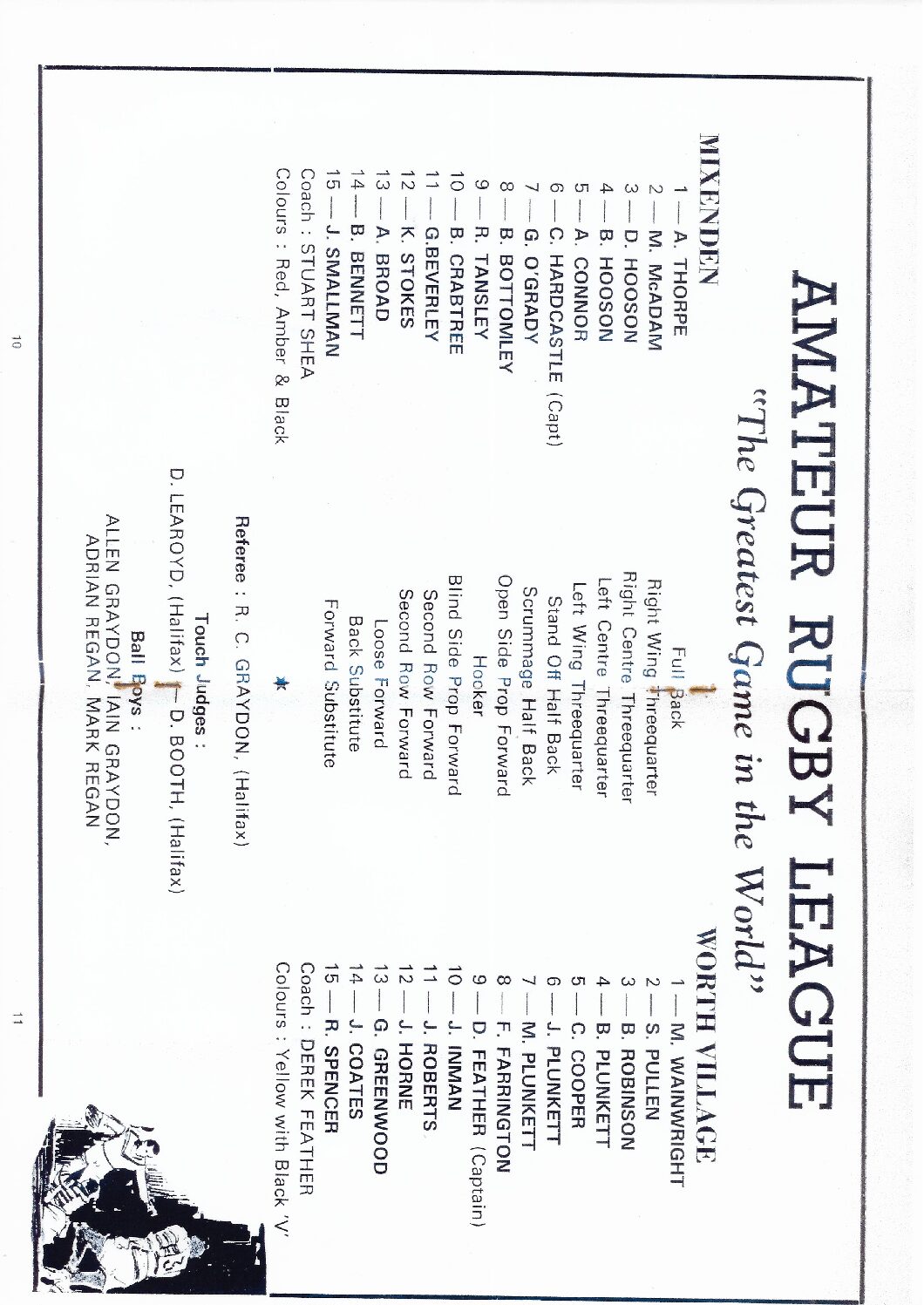 Mixenden v Worth Village which final what year included Mixenden history