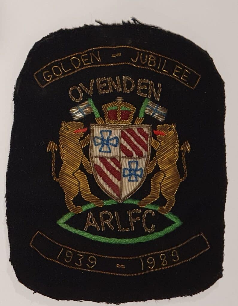 Ovenden 50th anniversary blazer badge