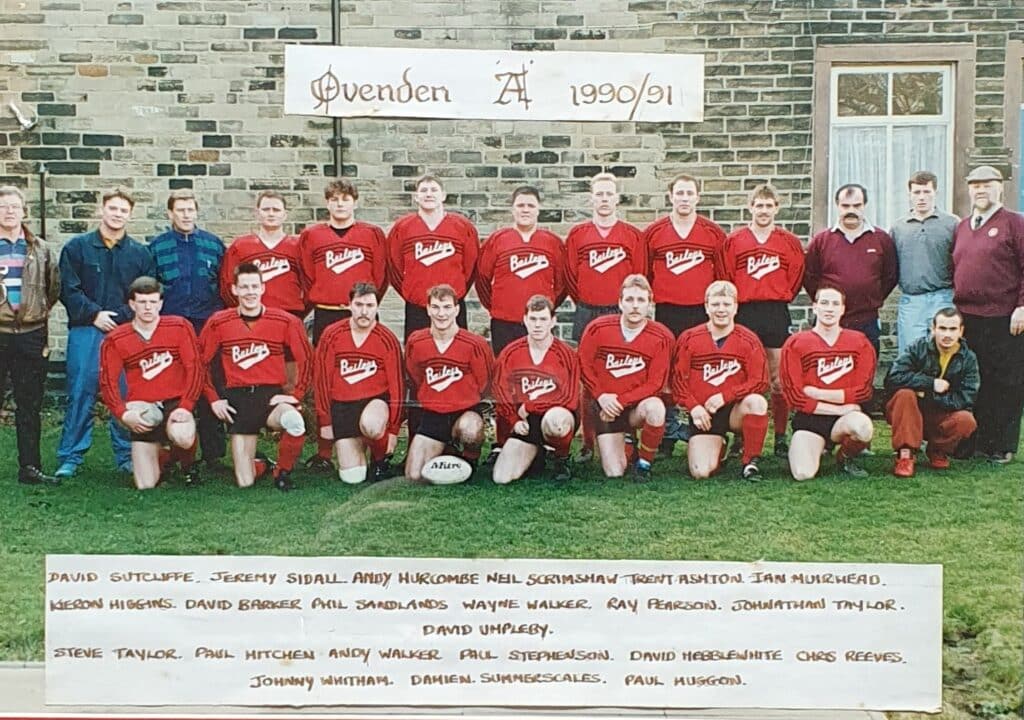 Ovenden A team pic 1990 91