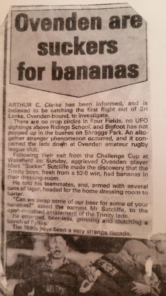 Ovenden and Suckers bananas