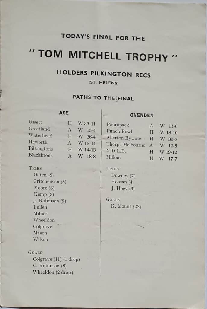 Ovenden route to Yorkshire Cup Final