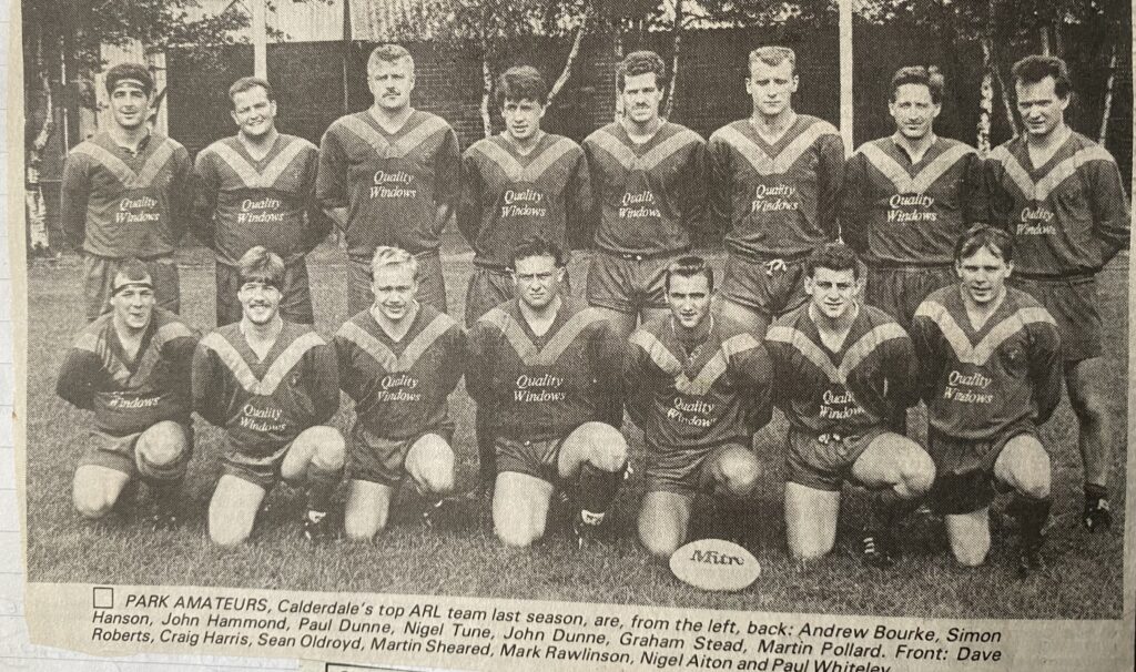 Park Amateurs team photo Courier