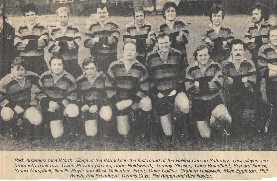 Park Amateurs team photo at Baracks Courier