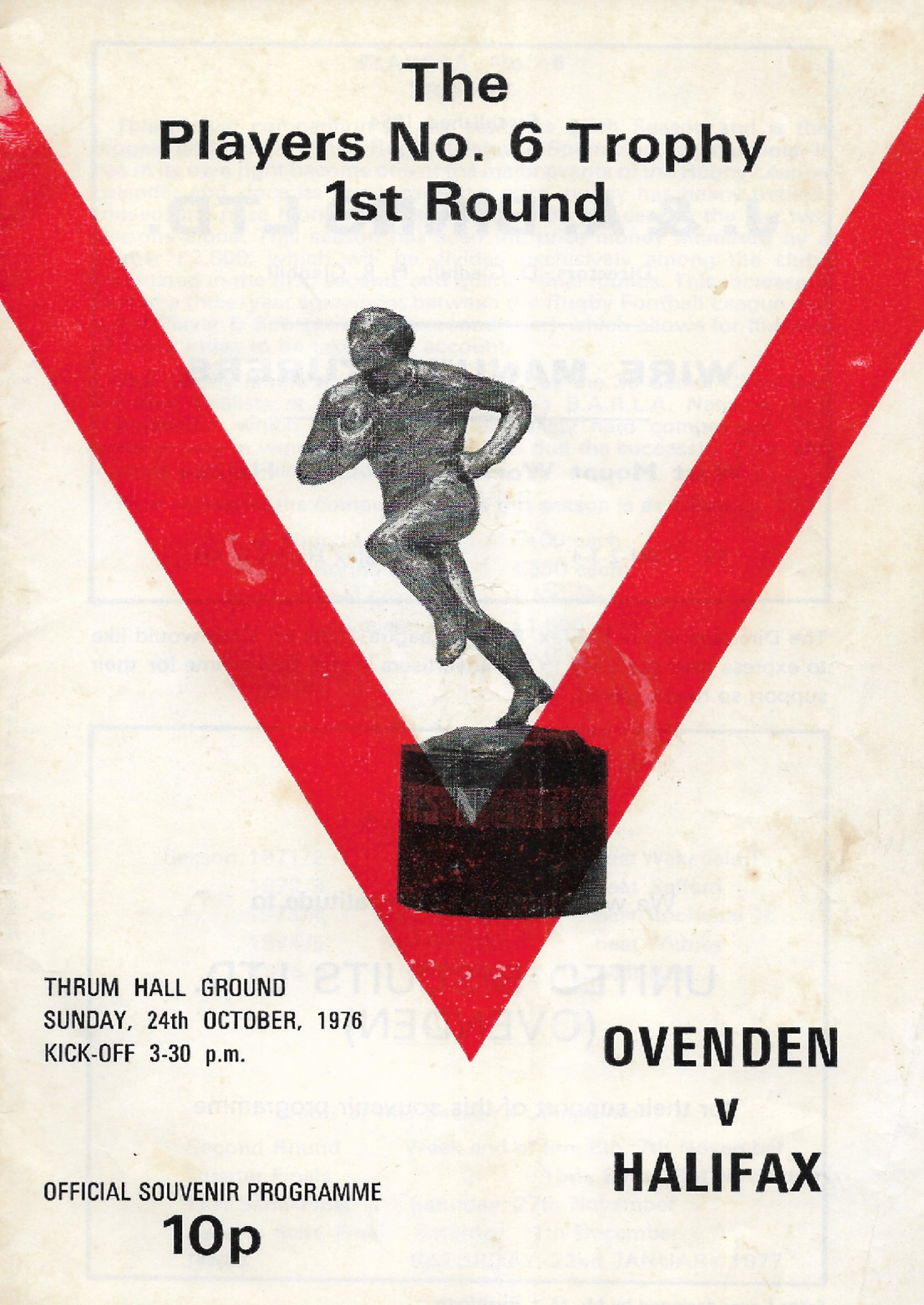 Players No 6 1976 Ovenden Halifax prog teams pen pics