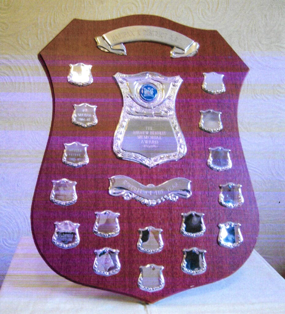 Referee of the Year Trophy shield Andrew Bennett Memorial Award
